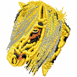 Horses Embroidery Design 2 Horses Embroidery Design 2